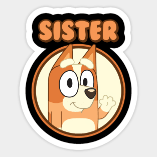 Sister Hello Sticker